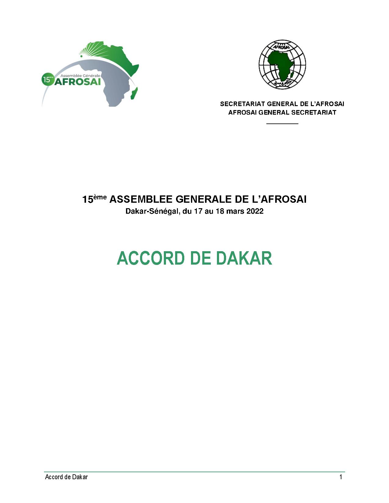 Accords de Dakar